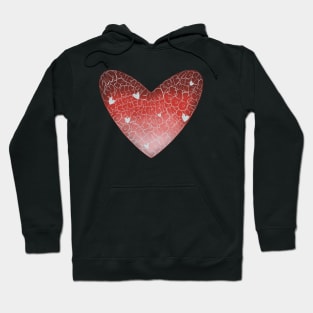 Heart Word Art Valentines Day Bubble Letters Hoodie